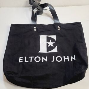 Elton John Farewell Yellow Brick Road VIP Tour Black Tote Bag Memorabilia